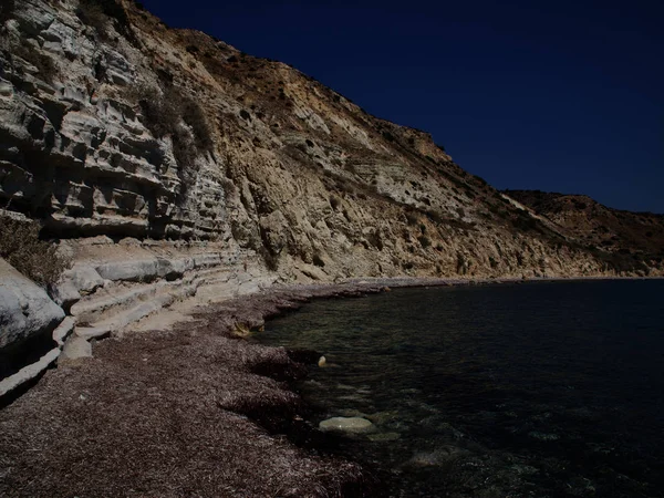 Вид на побережье курорта Писари, Кипр — стоковое фото