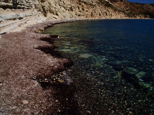 Uitzicht op de kust van het resort Pissouri, Cyprus — Stockfoto