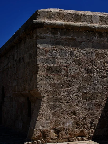 Éléments Détails Architecturaux Une Ancienne Forteresse Limassol Chypre — Photo