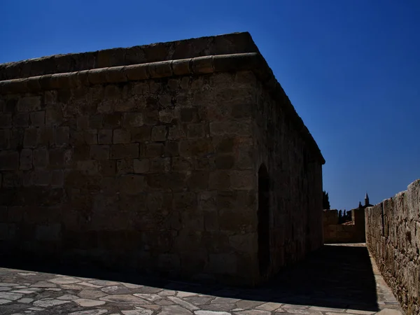 Kıbrıs Rum Kesimi Nin Limasol Antik Kalesinin Elementleri Mimari Ayrıntıları — Stok fotoğraf