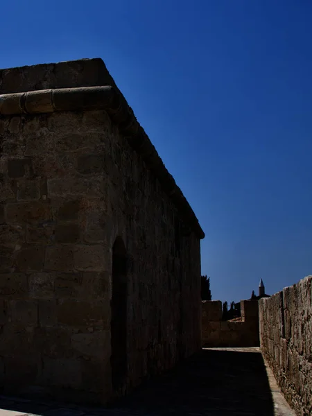 Éléments Détails Architecturaux Une Ancienne Forteresse Limassol Chypre — Photo