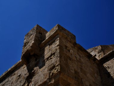 Kıbrıs Rum Kesimi 'nin Limasol antik kalesinin elementleri ve mimari ayrıntıları