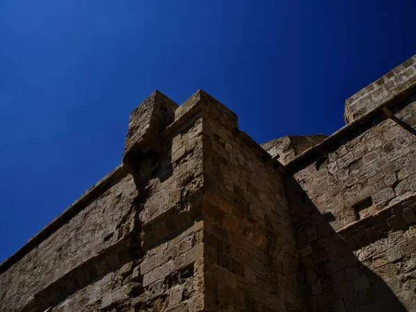 Елементи Архітектурні Деталі Стародавньої Фортеці Лімасол Кіпр — стокове фото