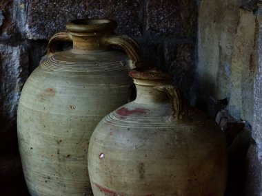 Yunan uygarlığının antik amforası