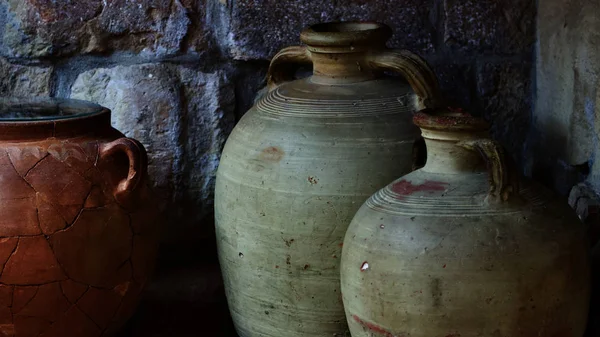 Ancient amphora of Greek civilization — 스톡 사진