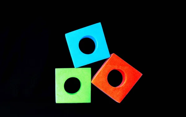 Red Green & Blue Blocks (RGB) — Stock Photo, Image
