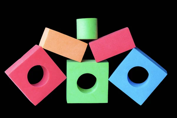 Building Blocks pyramid shape — Stock Photo, Image