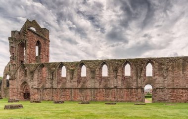 Arbroath Abbey İskoçya'nın antik kalıntılar.