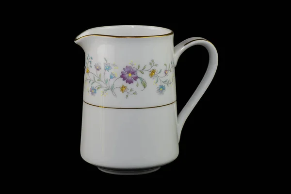 Floral China Milk Jug — Stock Photo, Image