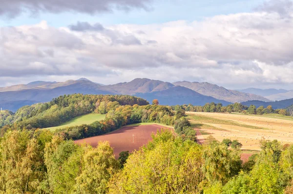 Skottland och Ben Chonzie i fjärran. — Stockfoto