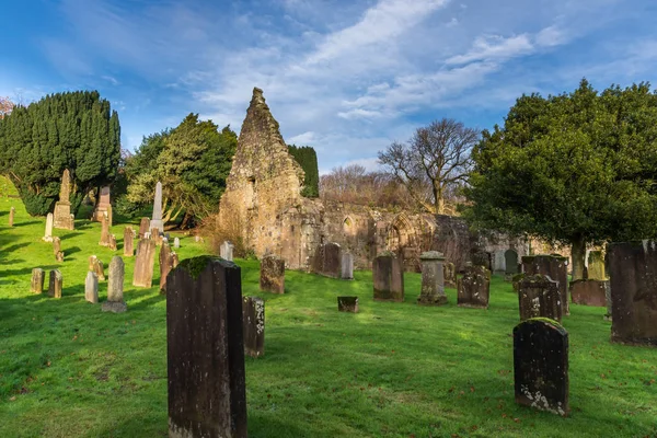Kirkoswald hřbitov Ayrshire vyrobený slavný Robert Burns. — Stock fotografie