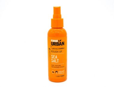 Kentsel Seasalt saç ürünü turuncu geri dönüşümlü şişe fudge.
