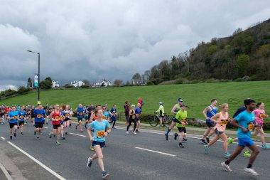 İlk Stirling maraton İskoçya, kurşun rayları.