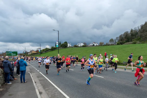 İlk Stirling maraton İskoçya, kurşun rayları.