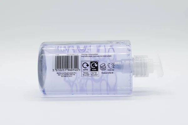 Largs Schotland Verenigd Koninkrijk Maart 2020 Nutmeg Antibacteriële Handwas Recycleerbare — Stockfoto
