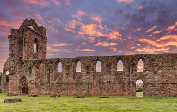 Abadía Arbroath Asocia Famoso Con Declaración Arbroath 1320 Que Afirmó —  Fotos de Stock