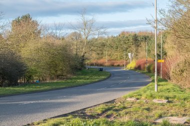 Irvine ve Stewarton arasındaki ana yol (B769), Covid-19 Corona Virüsü salgını nedeniyle İngiltere 'de trafik olmadığı için Kuzey ve Doğu Ayrshire' ı birbirine bağlıyor..