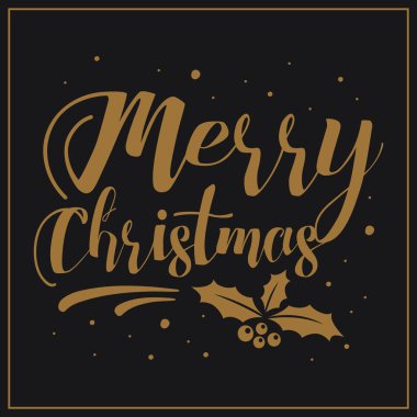 neşeli Noel tebrik kartı