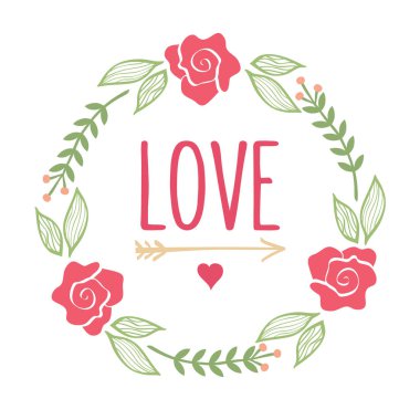 Çiçek sanatsal ve yenilikçi çelenk