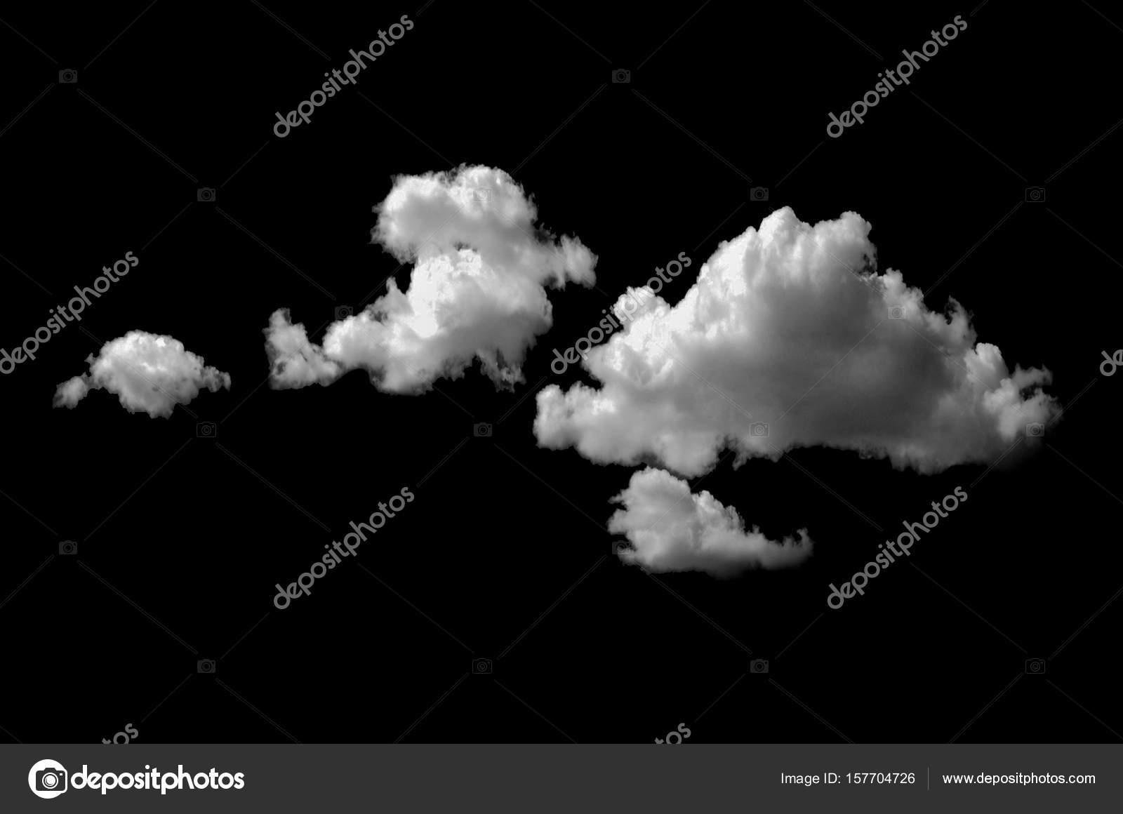 White clouds on black background. sky background Stock Photo by  ©krishnadevc 157704726