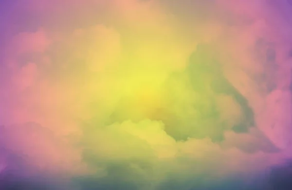 Cielo crepuscolo colorato con nuvole — Foto Stock
