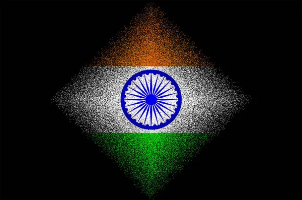 Hindistan bayrağı / Ulusal Hindistan bayrak — Stok fotoğraf