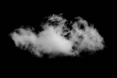 Beyaz bulutların üzerinde siyah gökyüzü