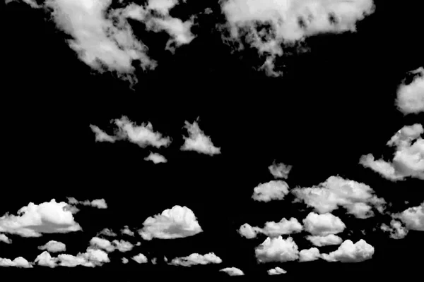 黒を背景に雲が — ストック写真