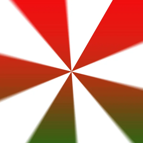 圆形双色绿色和红色发光梯度抽象背景 — 图库照片