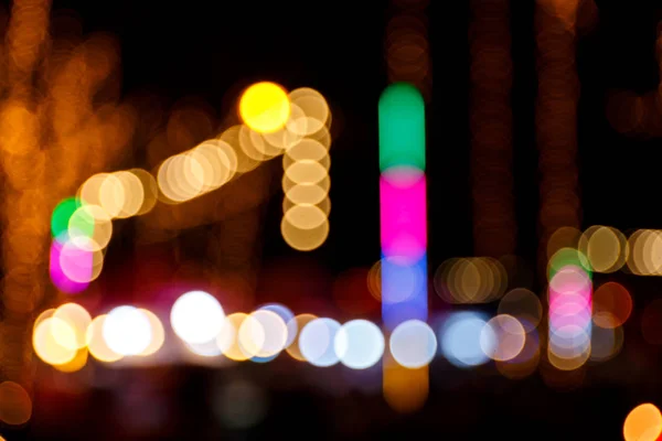 Öndeki ışık Bokeh 'i.