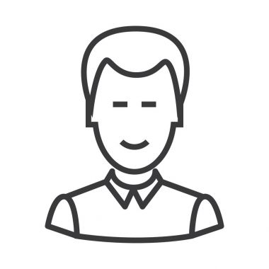 katip vektör satırı simgesi, işaret, resimde arka planda, düzenlenebilir vuruş