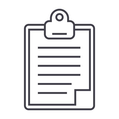 Pano vektör satırı simgesi, işaret, resimde arka planda, düzenlenebilir vuruş