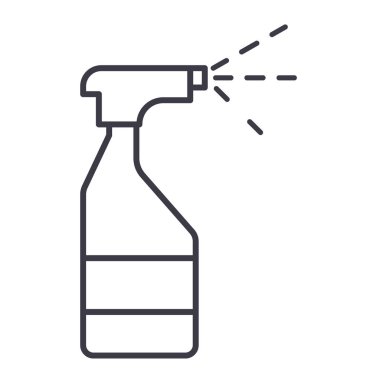 işareti vektör satırı simgesi, işaret, resimde arka planda, düzenlenebilir vuruş sprey