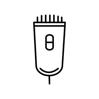 Elektrikçi vektör satırı simgesi, işaret, resimde arka planda, düzenlenebilir vuruş