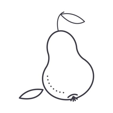 Armut vektör satırı simgesi, işaret, resimde arka planda, düzenlenebilir vuruş