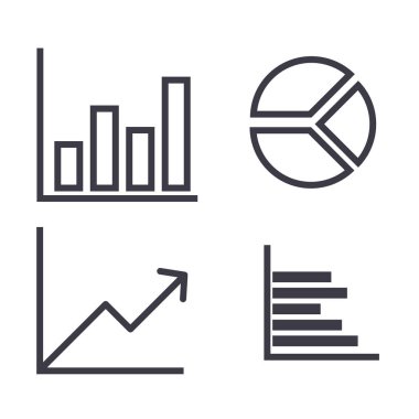 satırı simgesi, işaret, arka planda, düzenlenebilir vuruş illüstrasyon vektör grafikleri