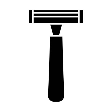 ustura adam kutsal kişilerin resmi, vektör çizim, izole arka plan üzerinde siyah işareti