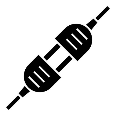 SWIFT üstünde - elektrik bağlantısı kutsal kişilerin resmi, vektör çizim, izole arka plan üzerinde siyah işareti