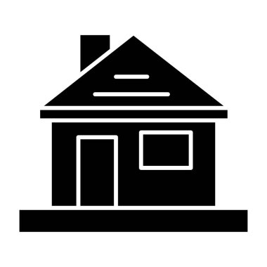 ev - ev onarım simgesi, illüstrasyon, siyah işareti izole arka plan üzerinde vektör