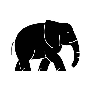 fil kutsal kişilerin resmi, vektör çizim, izole arka plan üzerinde oturum