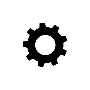 ayarları basit simge düzenleme, illüstrasyon vektör, izole arka plan üzerinde oturum