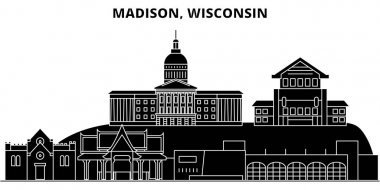 USA, Colorado, Aurora şehir mimarisi vektör şehir manzarası, cityscape yerler, binalar, arka plan üzerinde izole manzaraları ile seyahat