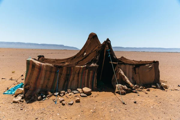 아프리카 모로코에서 사막 집 스톡 사진