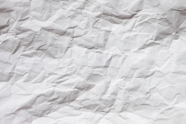 Fond de papier froissé blanc — Photo
