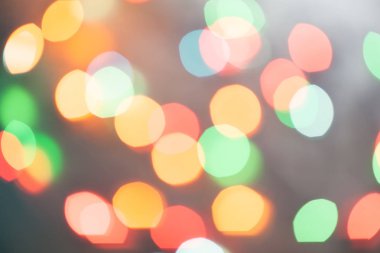 Noel ışıkları bokeh dışarı odak arka plan bulanık