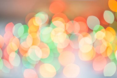 Noel ışıkları bokeh dışarı odak arka plan bulanık