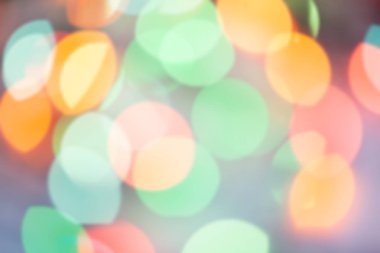 Noel ışıkları bokeh dışarı odak arka plan bulanık