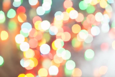 Noel ışıkları bokeh dışarı odak arka plan bulanık