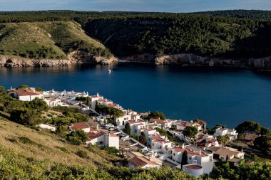 L'Escala ve bay hill üstten görüntülemek