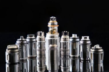 Elektronik sigara çelik üst üste bobinler